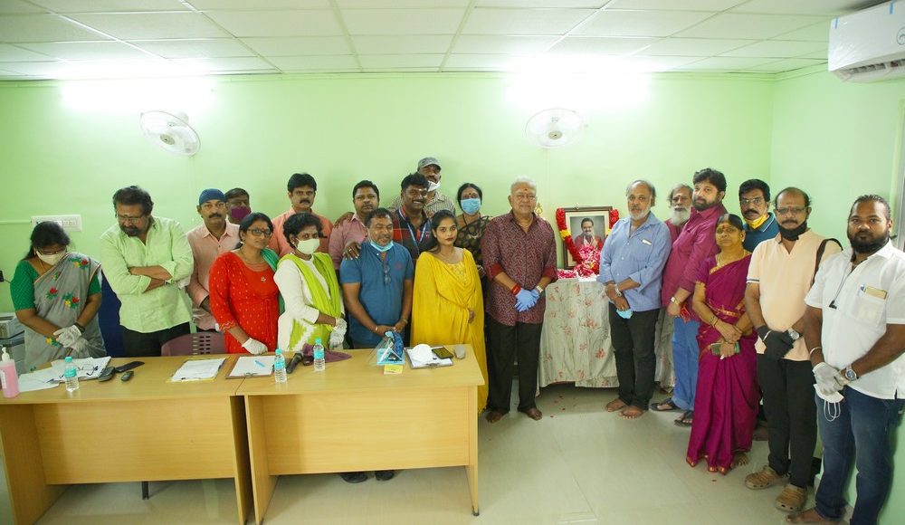 Shri.S.P.BALASUBRAMANIAM in dubbing union (4)